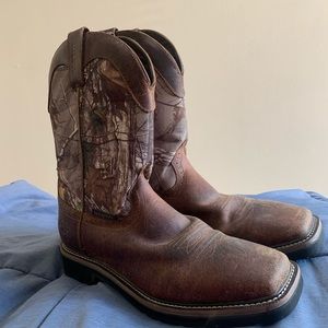 Waterproof Justin Camo Boots